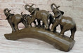 Load image into Gallery viewer, Tibet Royal family Pure Bronze Hot Cast Fine Lotus Lucky Elephant Statue Fortune