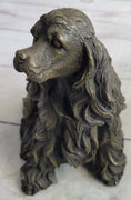 Load image into Gallery viewer, Bronze Metal Figurine Sculpture Statue of a Dog Cocker Spaniel or King Charles Cavalier
