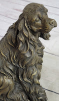 Load image into Gallery viewer, Bronze Metal Figurine Sculpture Statue of a Dog Cocker Spaniel or King Charles Cavalier