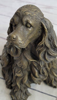 Load image into Gallery viewer, Bronze Metal Figurine Sculpture Statue of a Dog Cocker Spaniel or King Charles Cavalier