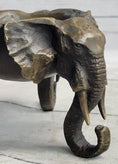 Load image into Gallery viewer, Bronze Metal Elephant Candy Dish Ashtray Original Art Sculpture Decor