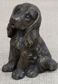 Load image into Gallery viewer, Cocker Spaniel Big Eared Puppy Dog Bronze Figurine Statue Sculpture 6" x 4"