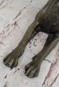 Load image into Gallery viewer, Stretching Cheetah Big Cat Bronze Figurine Figure Sculpture Signed Original 5" x 10"