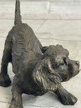 Load image into Gallery viewer, Cavalier King Charles Spaniel Puppy Dog Bronze Metal Sculpture Statue Figurine