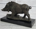 Load image into Gallery viewer, Art Deco HotCast Wild Pig Boar Farm Bronze Animal Statue Sculpture Figurine Gift