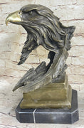 Load image into Gallery viewer, Original Life Size American Bald Eagle Bronze Bust Sculpture Extra Large Figure