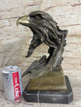 Load image into Gallery viewer, Original Life Size American Bald Eagle Bronze Bust Sculpture Extra Large Figure