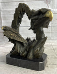 Load image into Gallery viewer, Majestic Bald Eagle Head Sculpture Bronze Statue Figurine Wildlife Bird Lover Art Decor