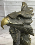 Load image into Gallery viewer, Majestic Bald Eagle Head Sculpture Bronze Statue Figurine Wildlife Bird Lover Art Decor