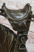 Load image into Gallery viewer, Lost Wax Bronze Casting Bust of Horse in Stables by Milo on Marble Base