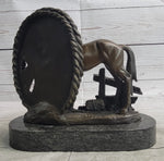 Horses Foal Equestrian Horse Lover Bronze Metal Sculpture Statue Figure Gift Decor Signed Art