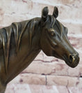 Load image into Gallery viewer, Horse at the Stable Bronze Sculpture Statue Equestrian Country Farm Decor Signed Art