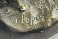 Load image into Gallery viewer, Running Galloping Wild Horse Mustang Bronze Sculpture Statue Figure Decor on Marble Base