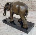 Load image into Gallery viewer, Elephant Bronze Sculpture Statue on Marble base - Antoine Barye Reproduction Art