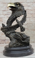 Load image into Gallery viewer, Hand Made Original Milo Eagle Falcon Head Genuine Bronze Sculpture Statue