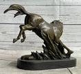 Load image into Gallery viewer, Signed Original Artwork by Fisher Wild Horse Bronze Sculpture Figurine Statue Decor