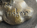 Load image into Gallery viewer, Signed Original Artwork by Fisher Wild Horse Bronze Sculpture Figurine Statue Decor
