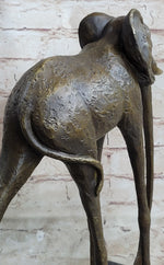 Hot Cast Bronze Metal Elephant Sculpture Statue Figure after Salvador Dali on Marble Base