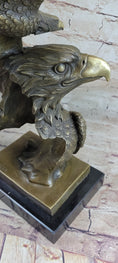 Load image into Gallery viewer, Large American Bald Eagle Hot Cast Bronze Sculpture Figurine Figure Statue Deal