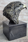 Load image into Gallery viewer, Signed Original Impressive Large Eagle Bird Wild Life Marble Base Figurine Decor