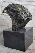 Load image into Gallery viewer, Signed Original Impressive Large Eagle Bird Wild Life Marble Base Figurine Decor