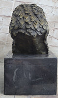 Load image into Gallery viewer, Signed Original Impressive Large Eagle Bird Wild Life Marble Base Figurine Decor