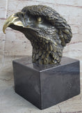 Load image into Gallery viewer, Signed Original Impressive Large Eagle Bird Wild Life Marble Base Figurine Decor
