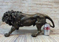 Load image into Gallery viewer, Roaring Guardian Lion Bronze Metal Figurine Sculpture Statue Signed Art Decor