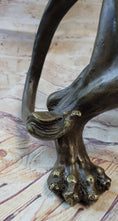 Load image into Gallery viewer, Roaring Guardian Lion Bronze Metal Figurine Sculpture Statue Signed Art Decor