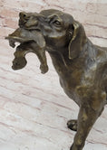 Load image into Gallery viewer, Signed Truffot Hunting Dog With Dead Bird Bronze Art Deco Sculpture Home Decor