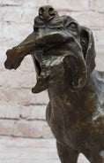Load image into Gallery viewer, Signed Truffot Hunting Dog With Dead Bird Bronze Art Deco Sculpture Home Decor