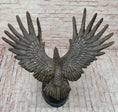 Load image into Gallery viewer, Bronze Metal Eagle Statue Sculpture Garden Yard Original Casting 26"" x 31"