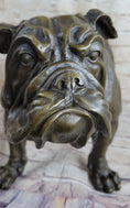 Load image into Gallery viewer, Signed Original Extra Large English Bulldog Dog Animal Bronze Sculpture Statue
