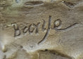 Load image into Gallery viewer, Large Mother Bear With her Cubs on a Rock Bronze Art Deco Marble Sculpture Barye