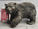 Bronze Metal Bear Figurine Sculpture Statue Handmade Art Figure