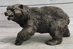 Bronze Metal Bear Figurine Sculpture Statue Handmade Art Figure