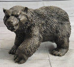 Bronze Metal Bear Figurine Sculpture Statue Handmade Art Figure