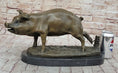 Load image into Gallery viewer, Signed Wild Pig bronze Sculpture Figure Art Deco Figurine Home Decor Decoration - Southlake Paws