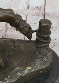 Load image into Gallery viewer, Signed Wild Pig bronze Sculpture Figure Art Deco Figurine Home Decor Decoration - Southlake Paws