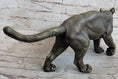 Load image into Gallery viewer, Bronze Metal Cat Kitten Housecat Sculpture Statue Figurine Feline Art Signed Original