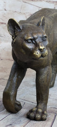 Load image into Gallery viewer, Bronze Metal Cat Kitten Housecat Sculpture Statue Figurine Feline Art Signed Original