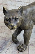 Load image into Gallery viewer, Bronze Metal Cat Kitten Housecat Sculpture Statue Figurine Feline Art Signed Original