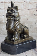 Load image into Gallery viewer, Vintage Fengshui Bronze Guardian Fu Foo Dogs Lion Door Leo Statue Lions Erte