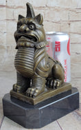 Load image into Gallery viewer, Vintage Fengshui Bronze Guardian Fu Foo Dogs Lion Door Leo Statue Lions Erte