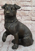Load image into Gallery viewer, Handmade Bronze Jack Russell Terrier Puppy Dog Figurine Sculpture Signed Art Decor