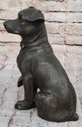 Load image into Gallery viewer, Handmade Bronze Jack Russell Terrier Puppy Dog Figurine Sculpture Signed Art Decor