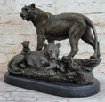 Load image into Gallery viewer, Hot Cast Bronze Tiger Family Statue Sculpture Decor Wildlife Art