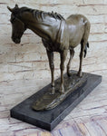 Load image into Gallery viewer, Show Horse Fine Bronze Mare Equine Art Sculpture Statue PJ Mene Equestrian Decor