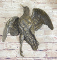 Load image into Gallery viewer, Vintage Cast Bronze Wall Hanging Bronze Bird Flying Eagle Sculpture Figure