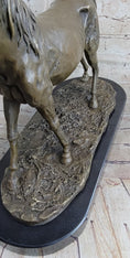Load image into Gallery viewer, Abstract Modern Art Stallion Racing Horse Trophy Bronze Sculpture By Mene Figure